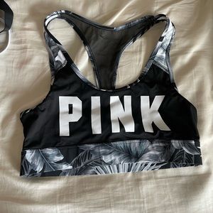 Victoria’s Secret floral sports bra.